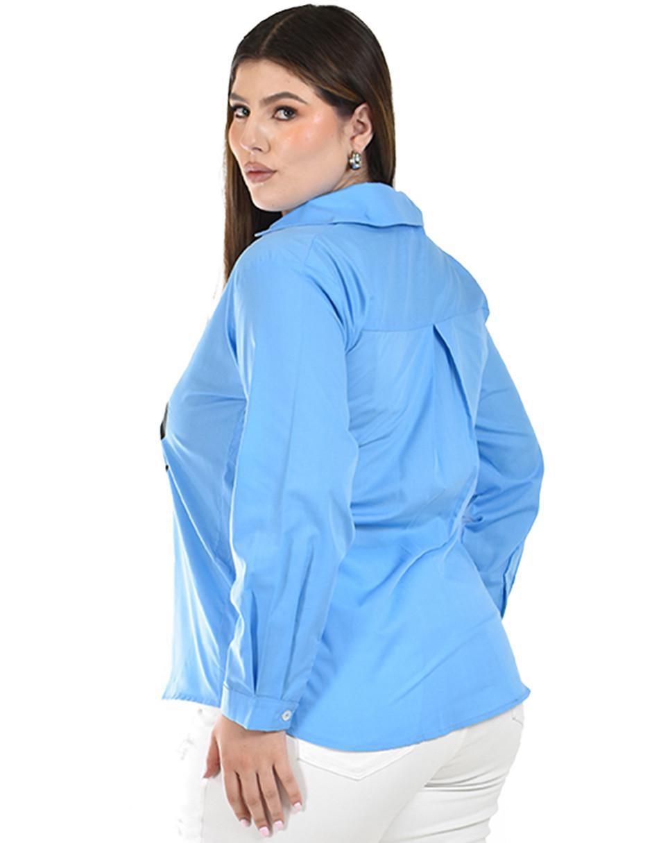 Blusa manga larga para mujer 7