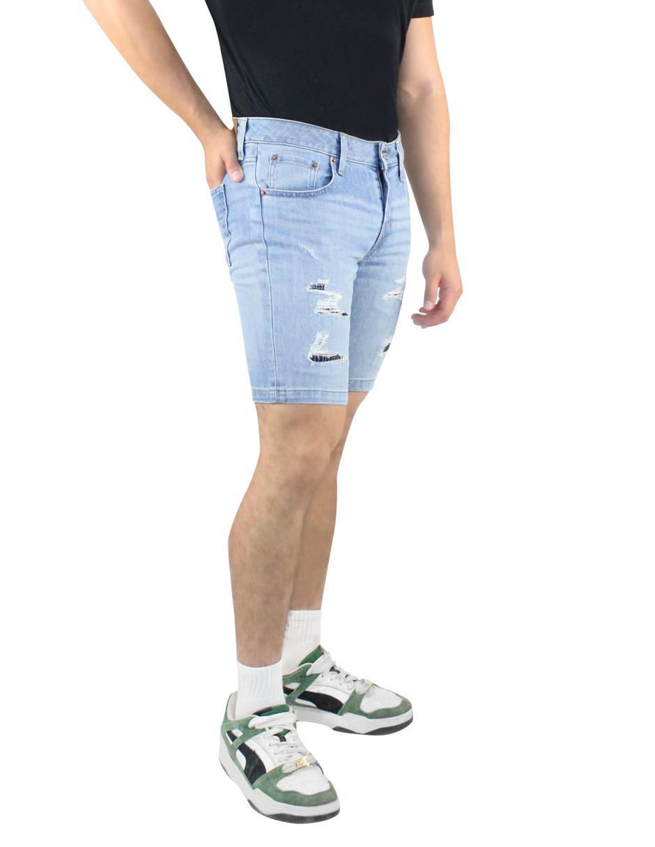 Bermuda de mezclilla para hombre 7