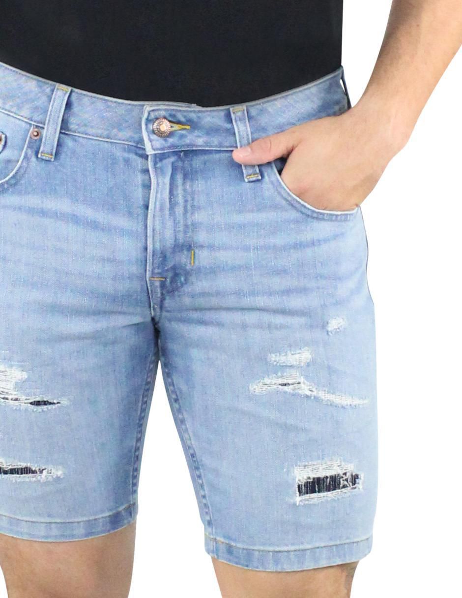 Bermuda de mezclilla para hombre 8