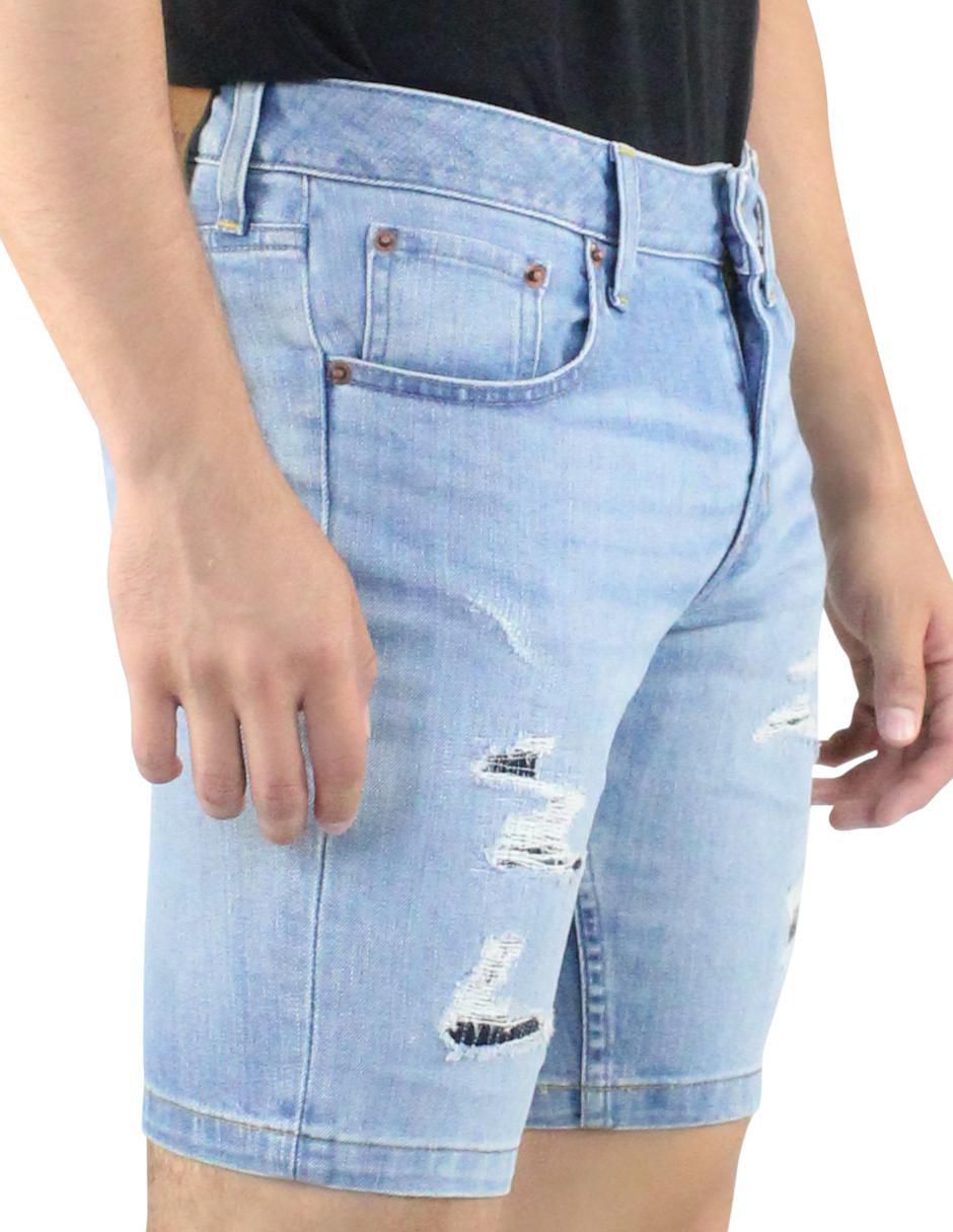 Bermuda de mezclilla para hombre