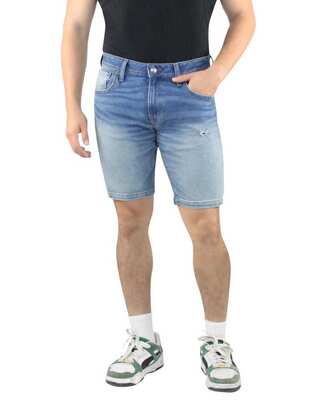 Bermuda de mezclilla para hombre