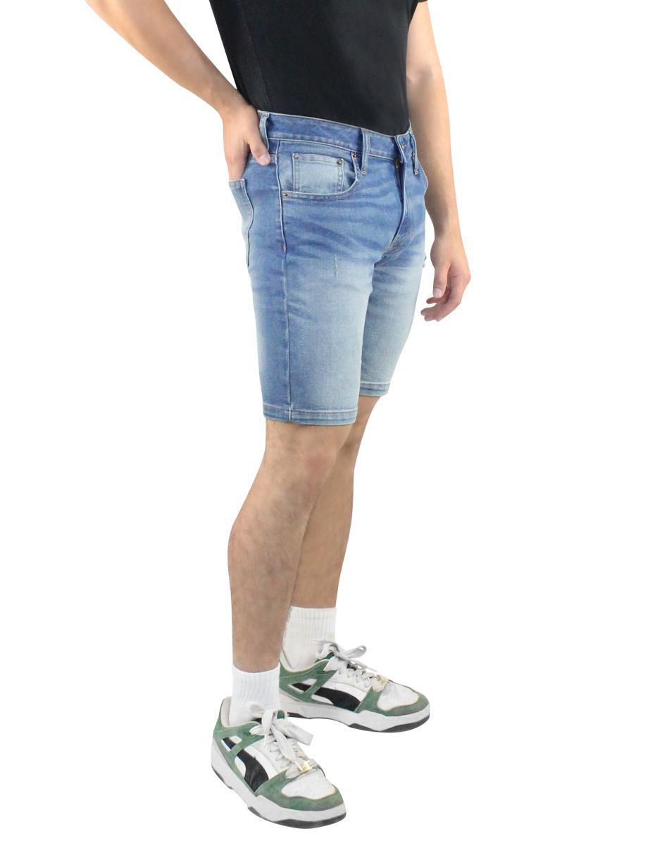 Bermuda de mezclilla para hombre 7