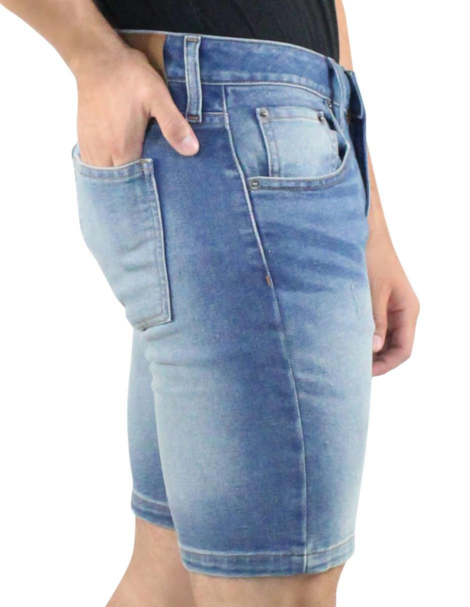 Bermuda de mezclilla para hombre