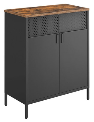 Gabinete armable Bravon de madera con metal Gabinete armable Bravon de madera con metal