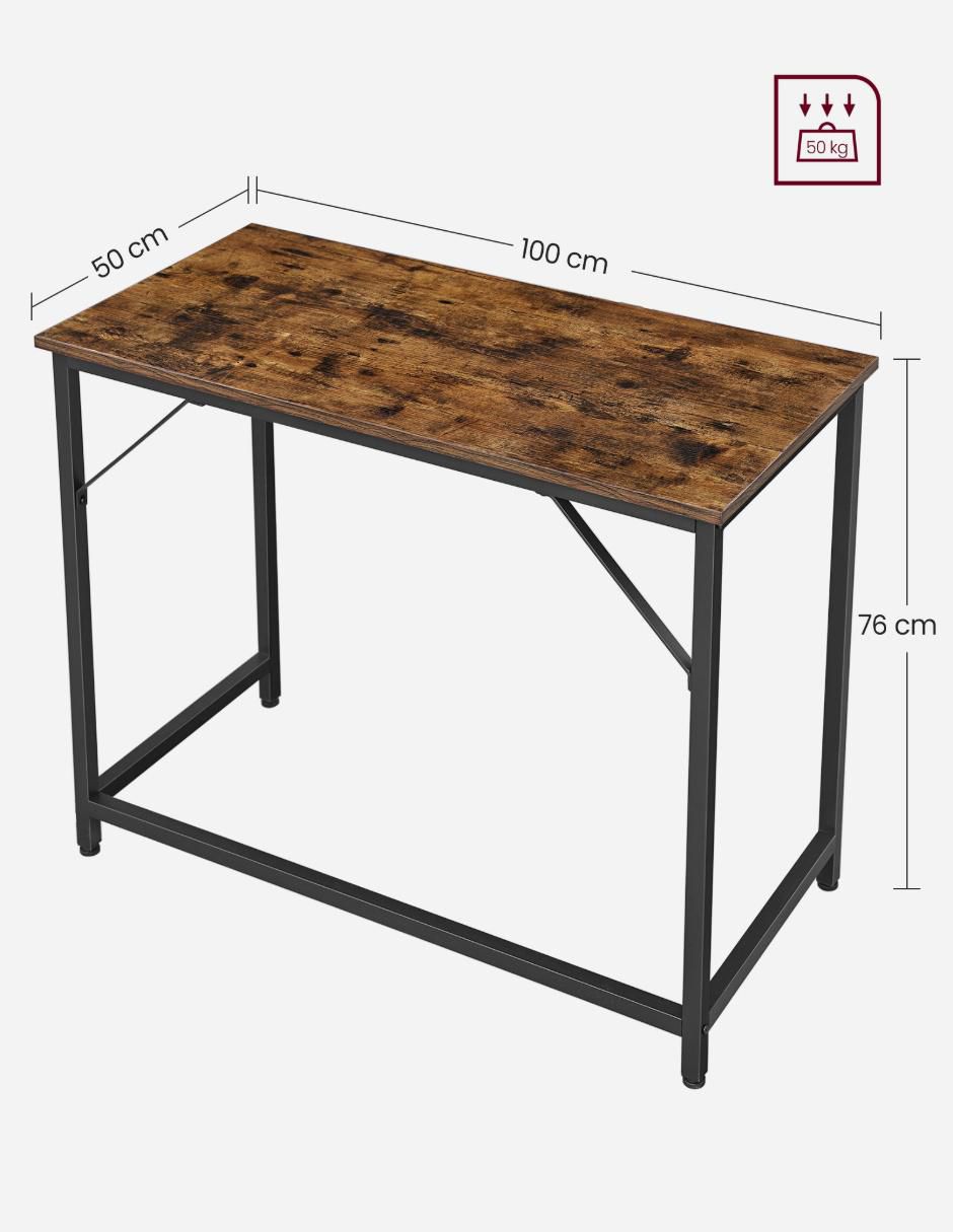 Escritorio armable Brandon de madera 4