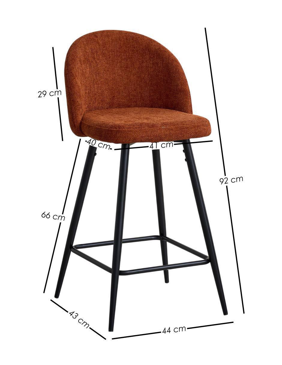 Juego de sillas 2 piezas Lyon de metal 8