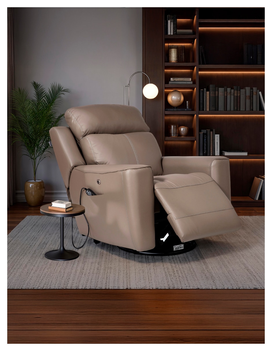 Sillón reclinable Boss Boal de piel