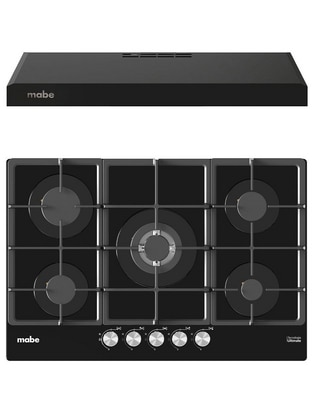 Combo parrilla a Gas LP empotrable Mabe + Campana