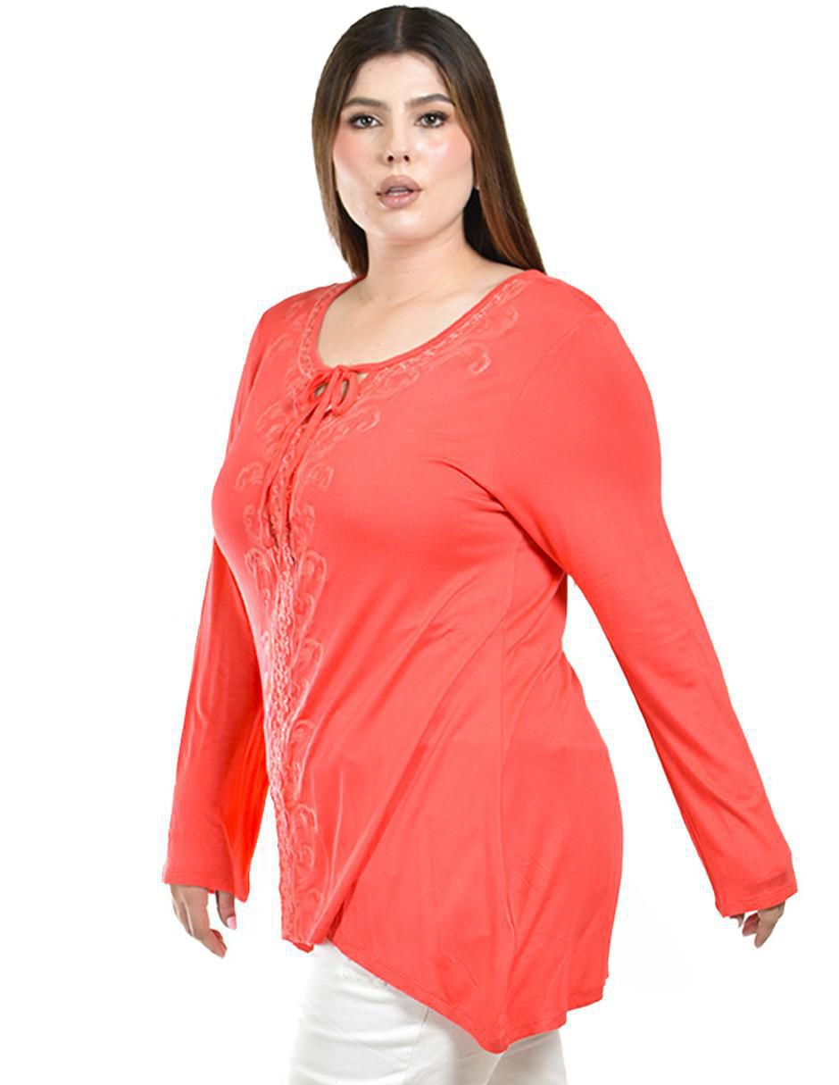 Blusa manga larga para mujer 6