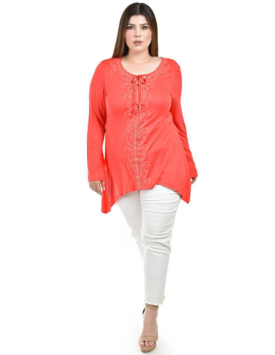 Blusa manga larga para mujer 8