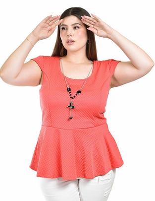 Blusa manga corta para mujer 1