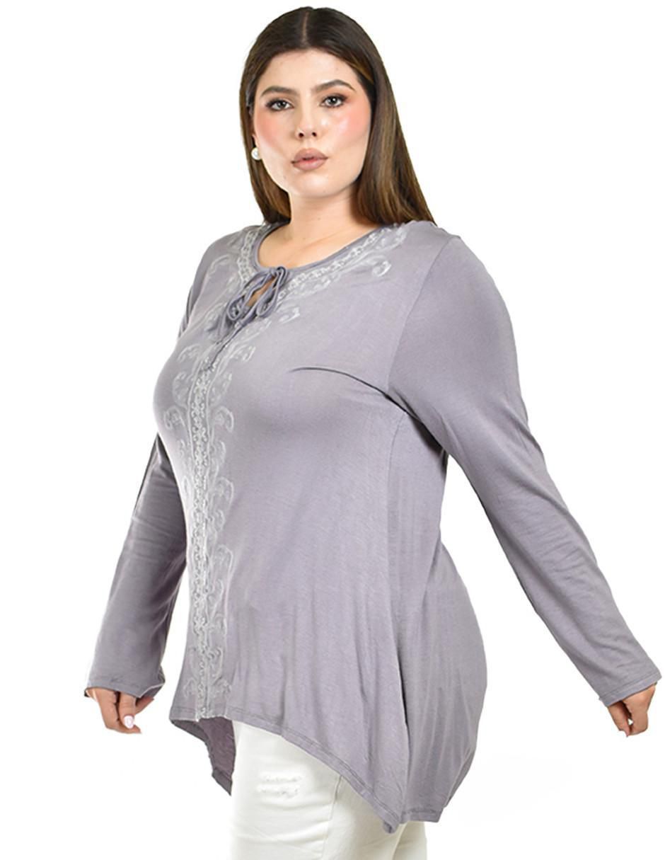Blusa manga larga para mujer 6