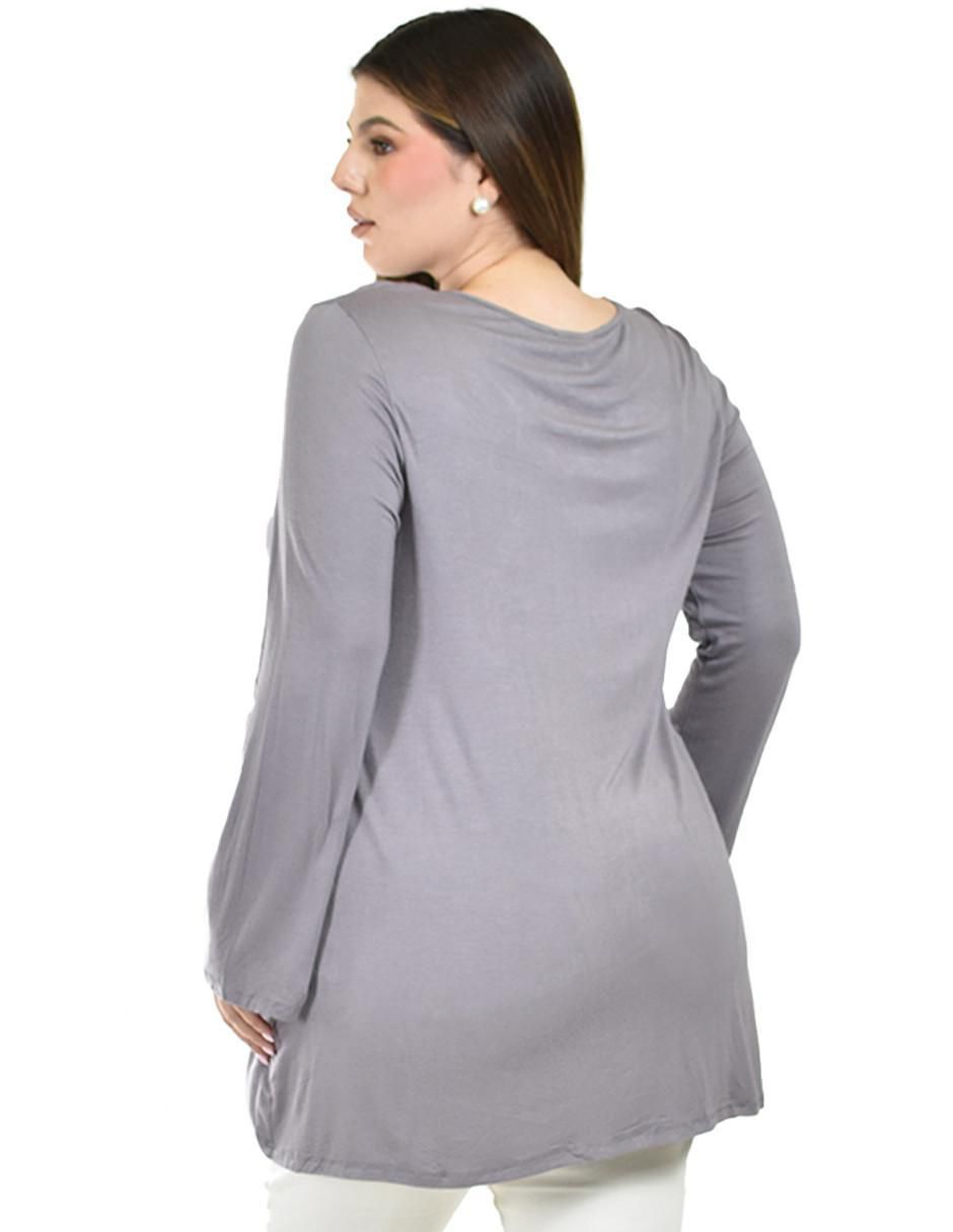 Blusa manga larga para mujer 7