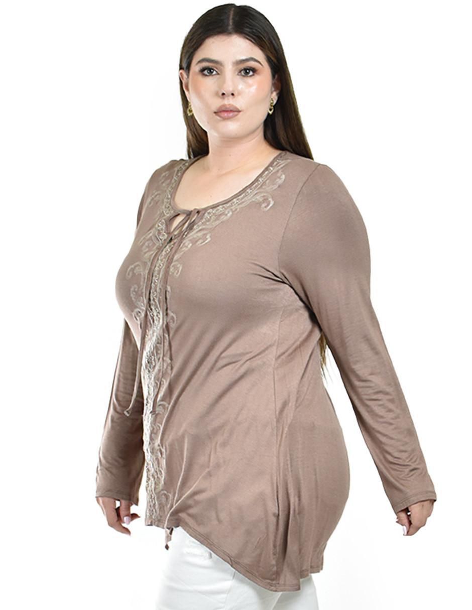 Blusa manga larga para mujer 6