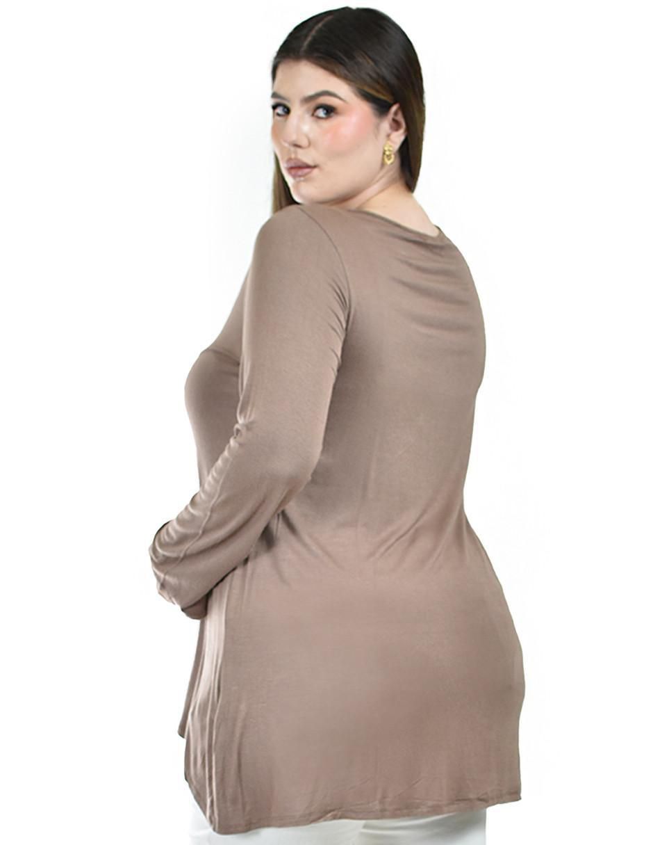 Blusa manga larga para mujer 7