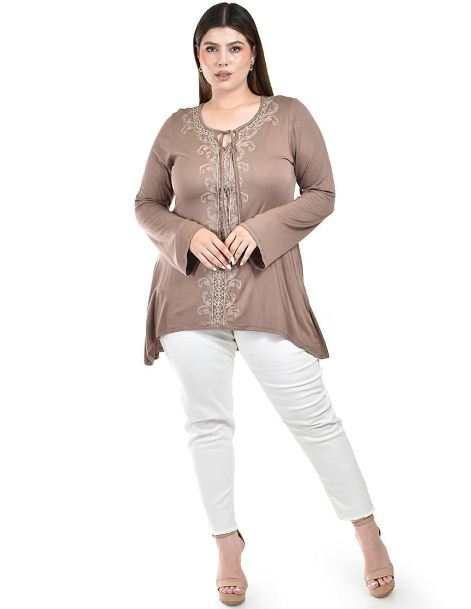 Blusa manga larga para mujer 8