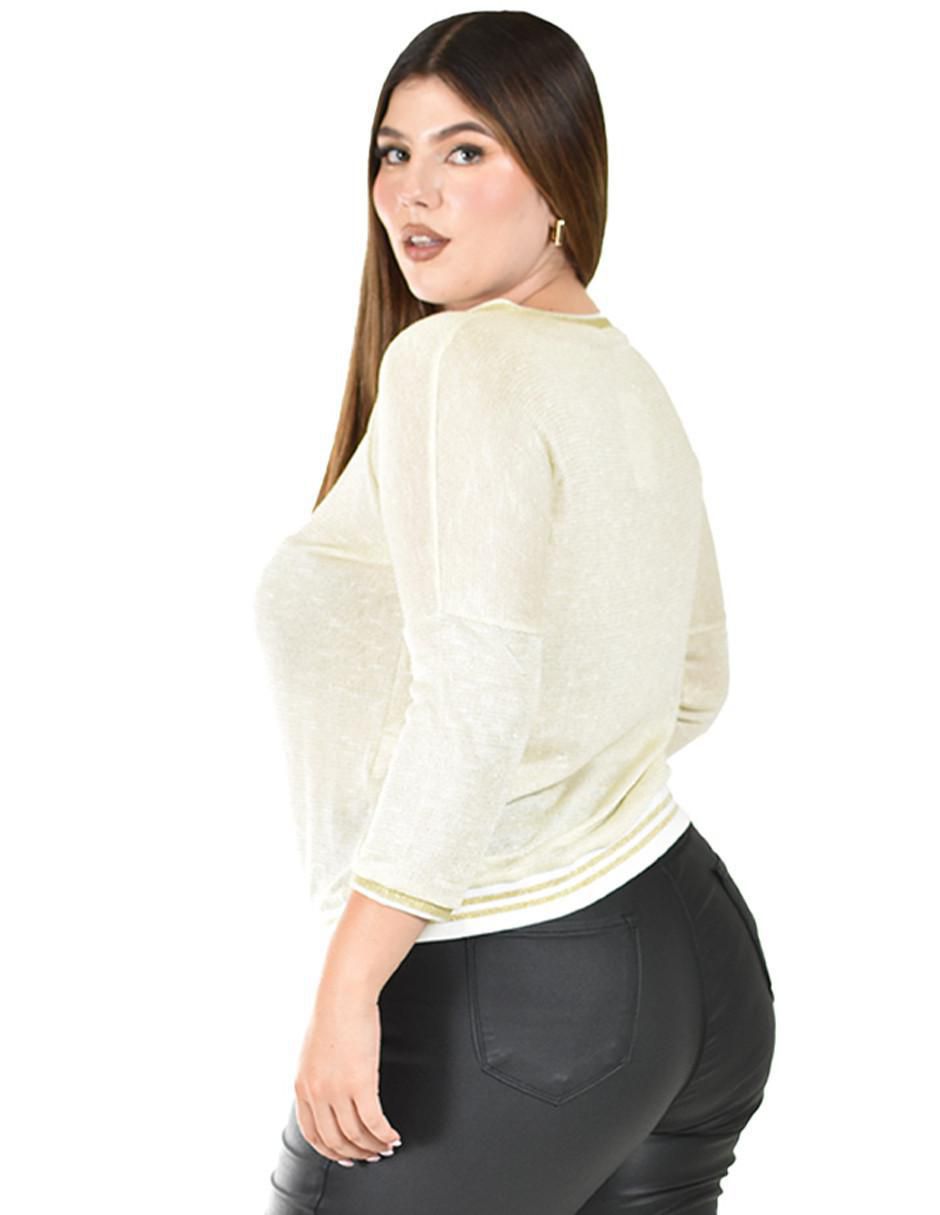 Blusa manga 3/4 para mujer 8