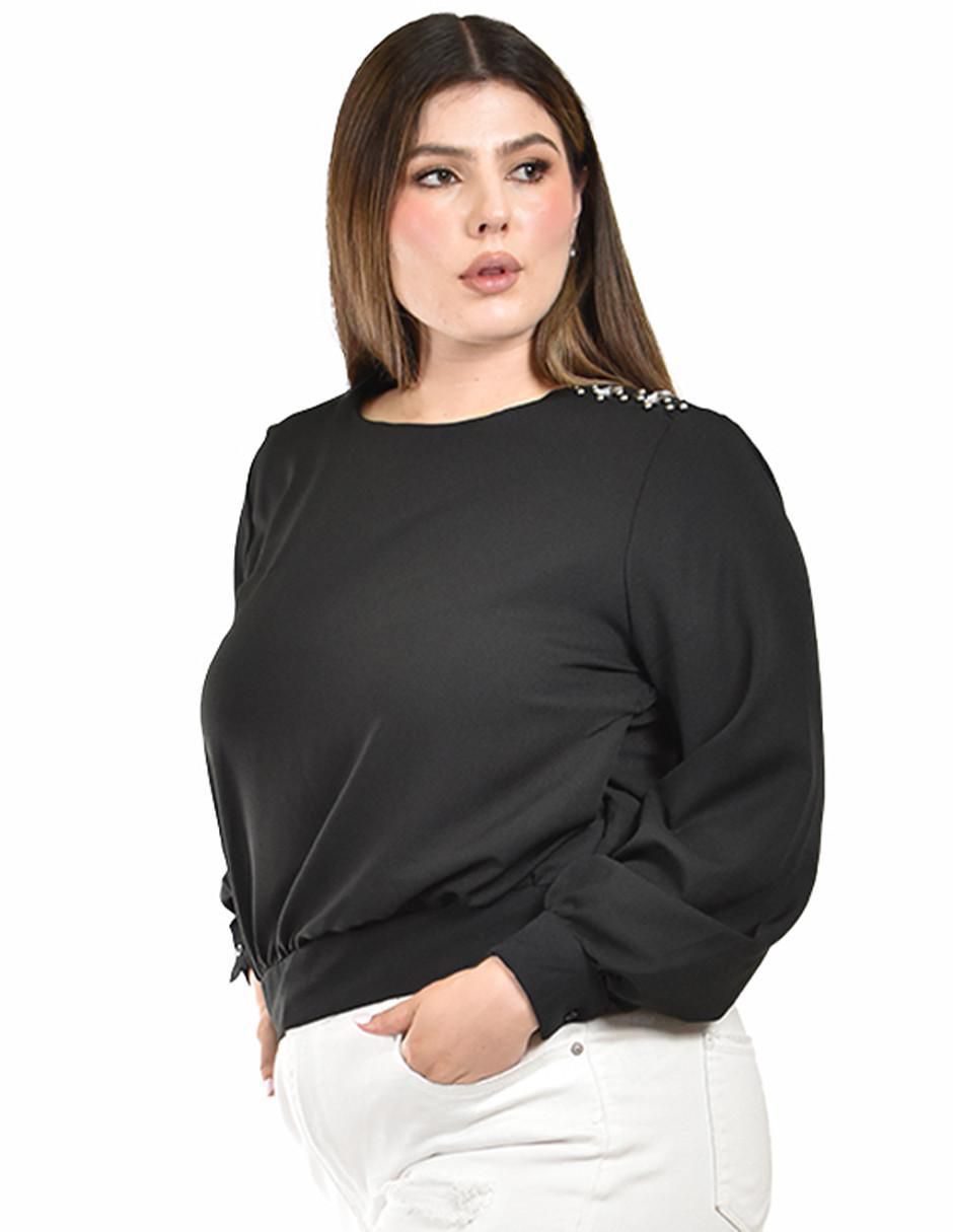 Blusa manga larga para mujer 7