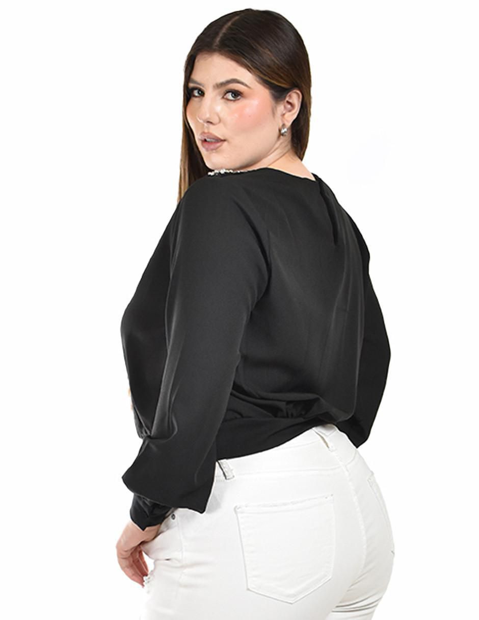 Blusa manga larga para mujer 8