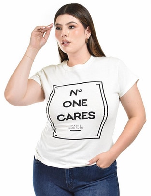Playera manga corta cuello redondo para mujer Playera manga corta cuello redondo para mujer