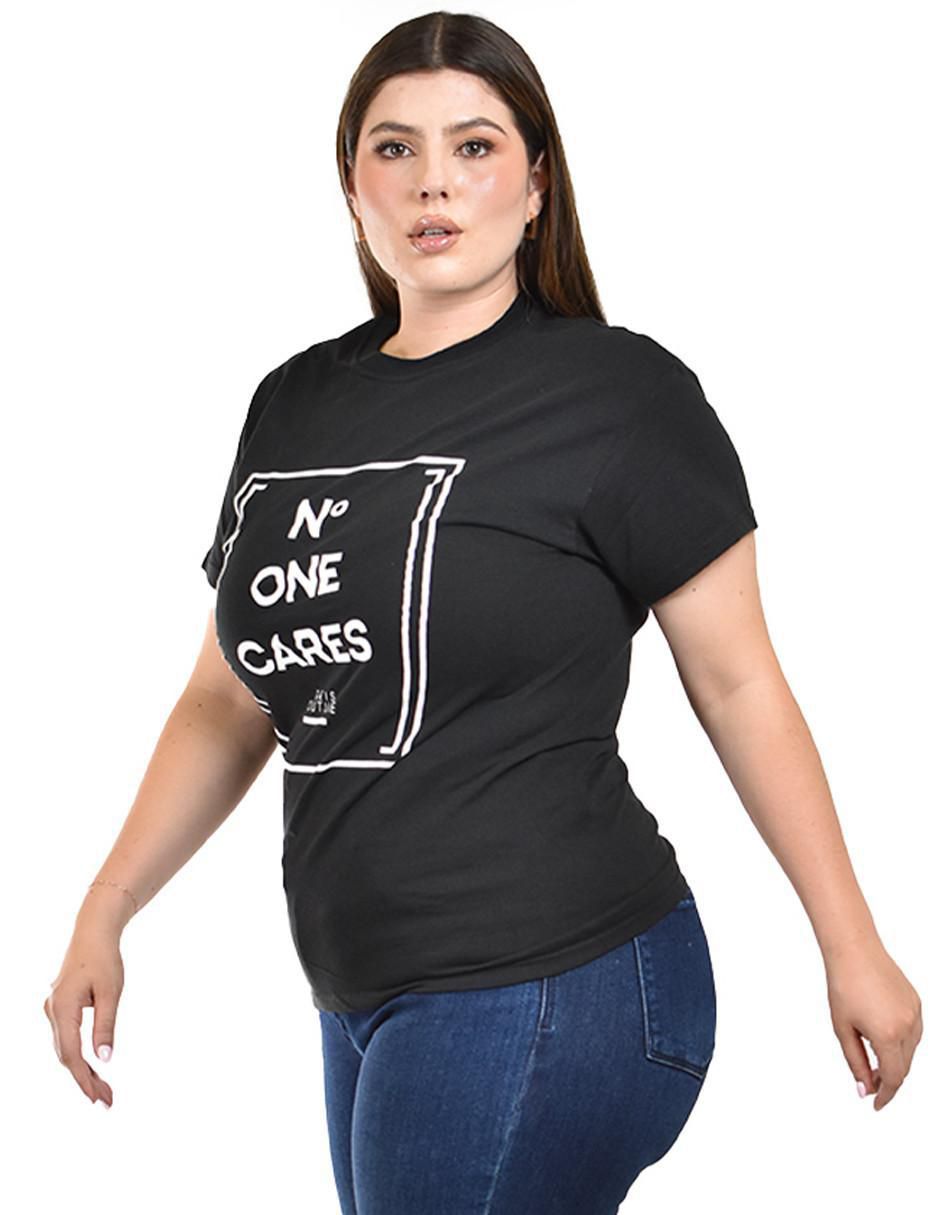 Playera manga corta cuello redondo para mujer 2