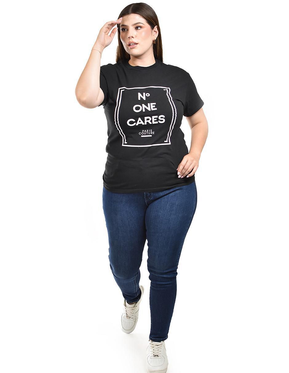 Playera manga corta cuello redondo para mujer 4