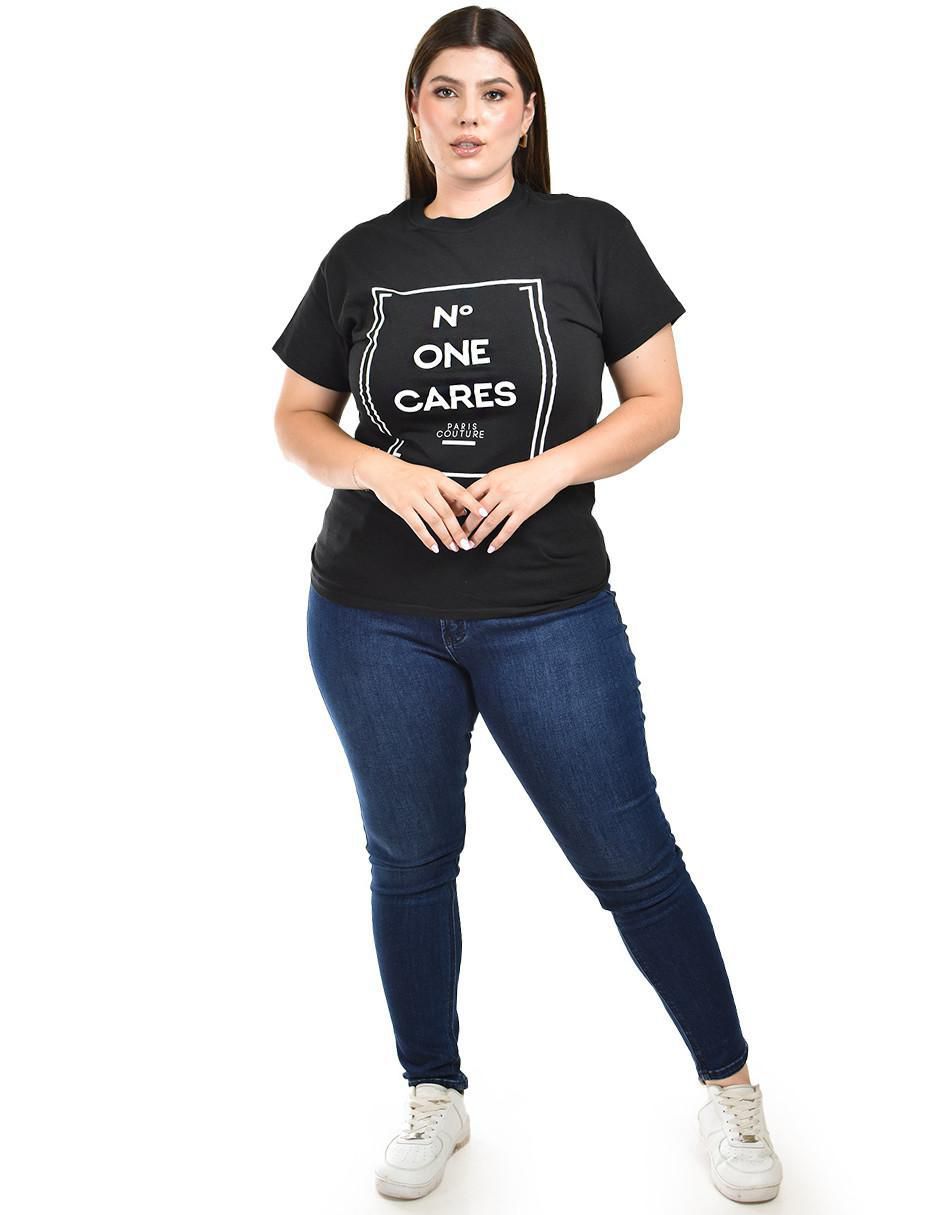 Playera manga corta cuello redondo para mujer 5