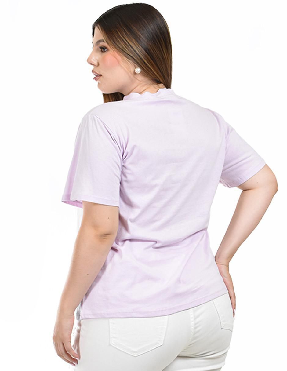 Blusa manga corta para mujer 7