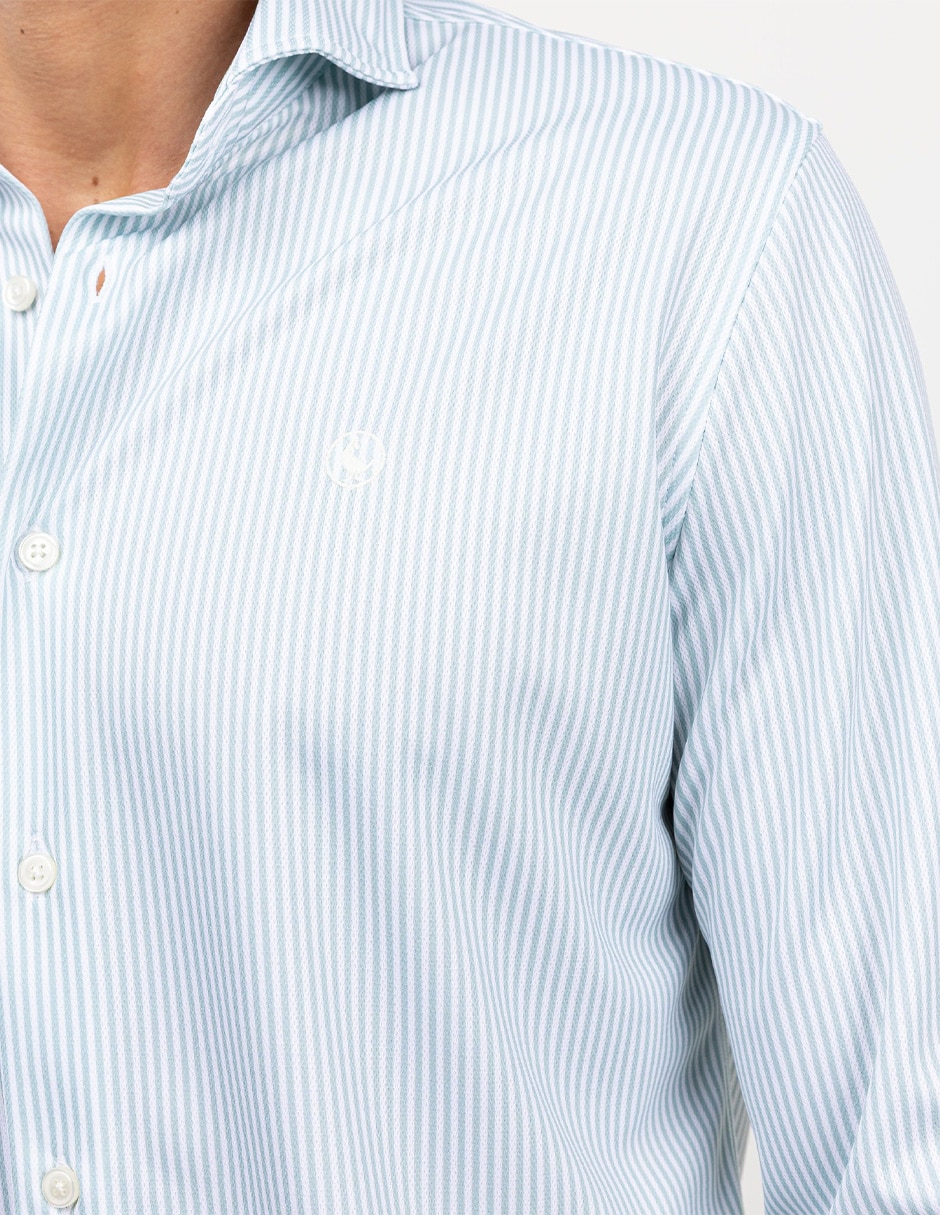 Camisa casual manga larga para hombre