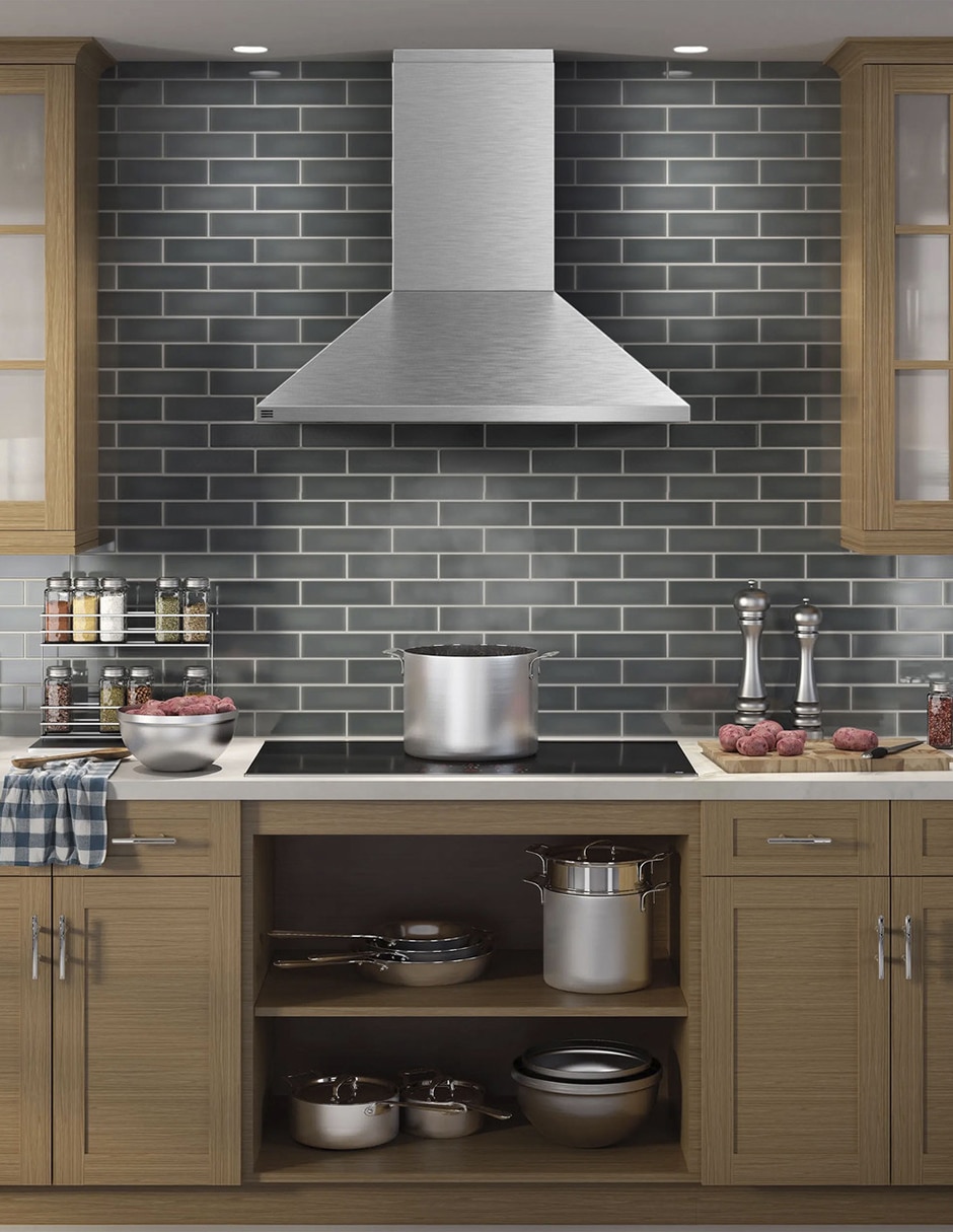 Campana de pared Ge Profile PVW1036SWSS de acero inoxidable