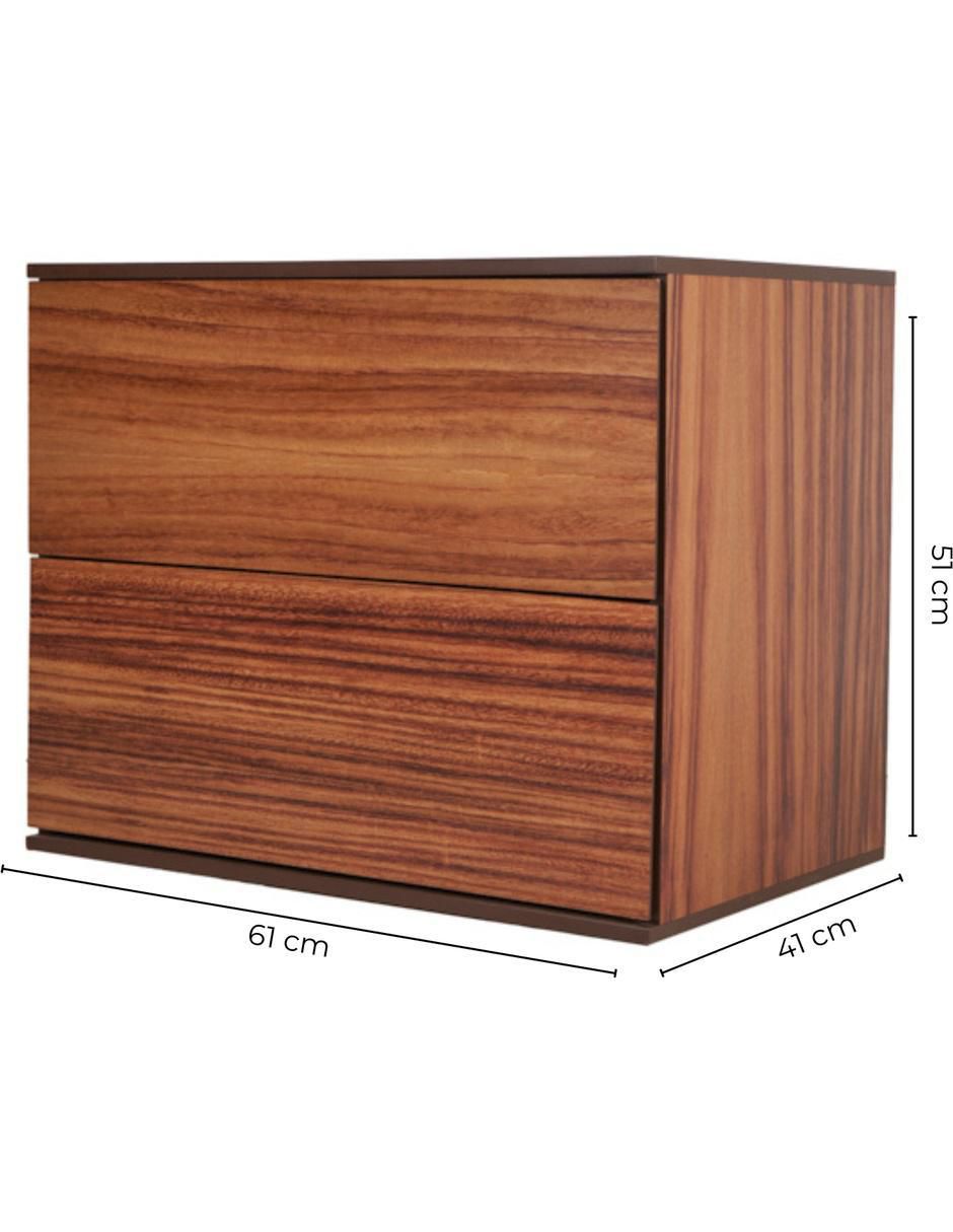 Set de buró amarella de chapa madera 9