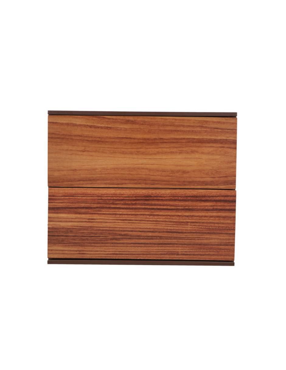 Set de buró amarella de chapa madera 3