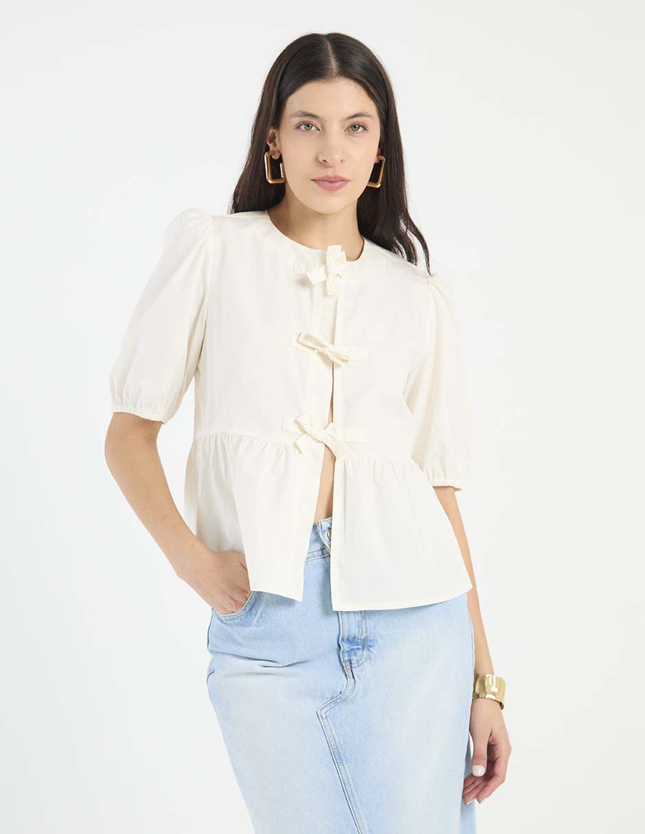 Blusa manga 3/4 para mujer Blusa manga 3/4 para mujer
