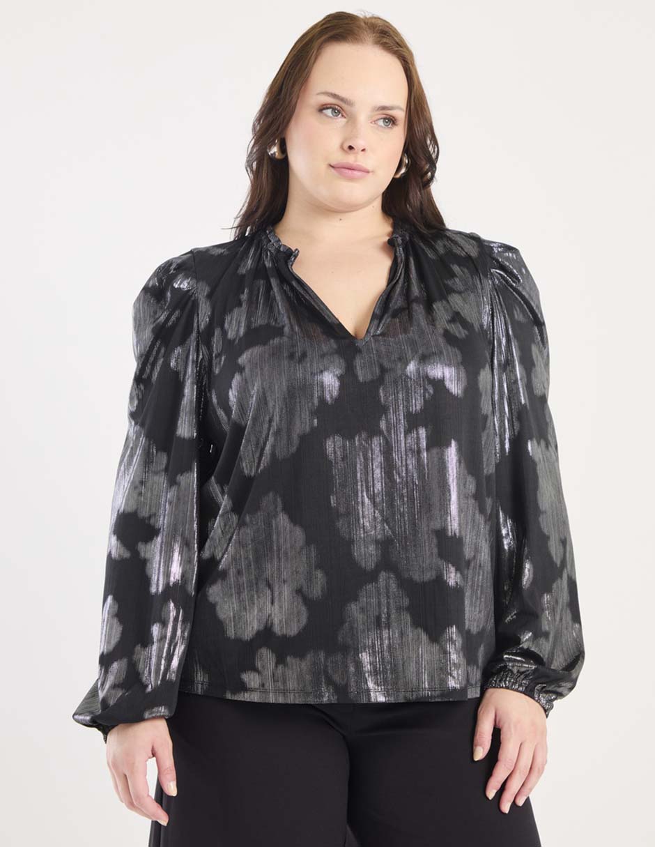 Blusa manga larga para mujer 1