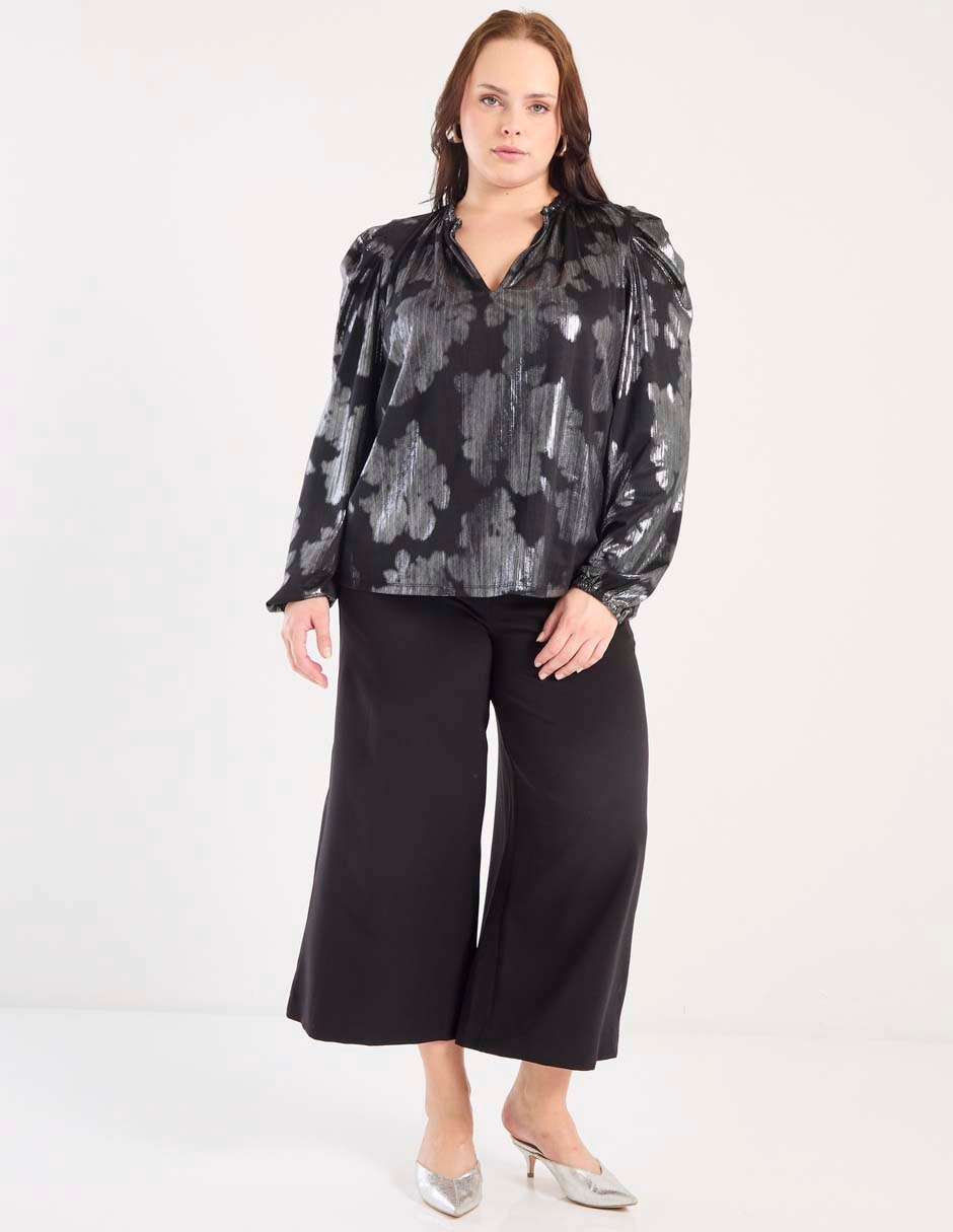 Blusa manga larga para mujer 6