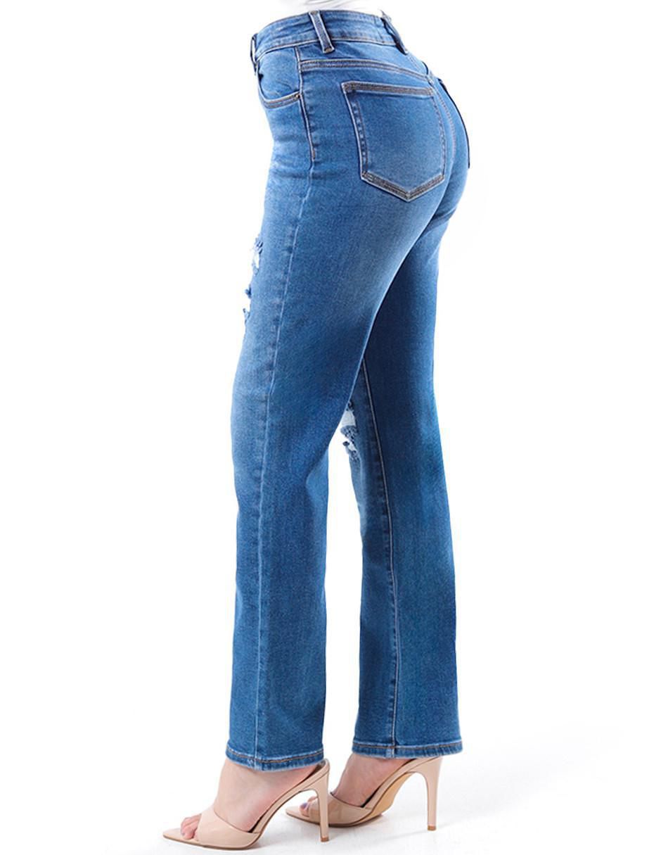 Jeans straight para mujer