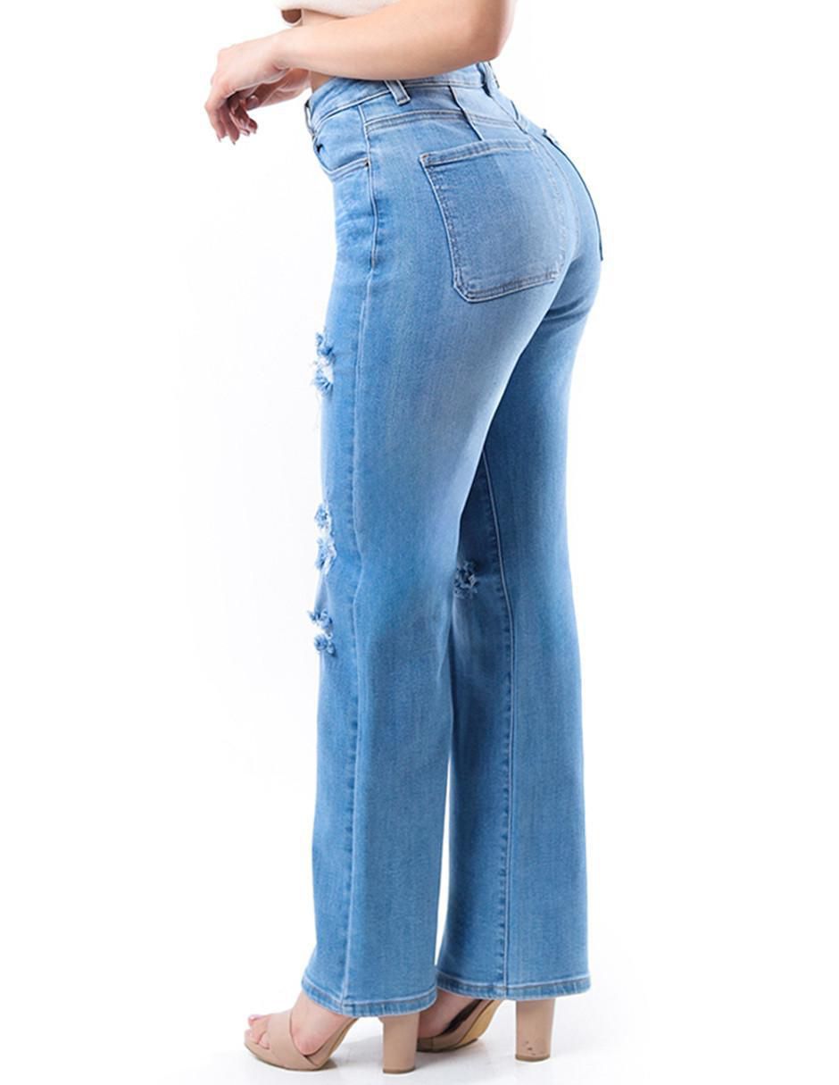 Jeans straight para mujer
