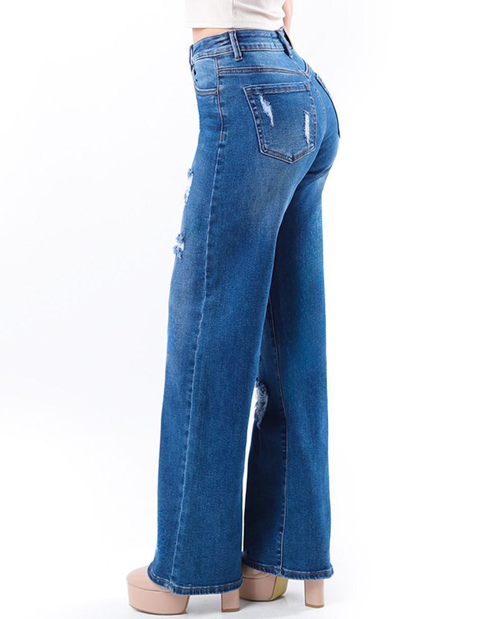 Jeans wide leg para mujer
