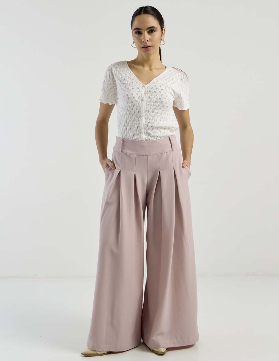 Pantalón amplio para mujer 7