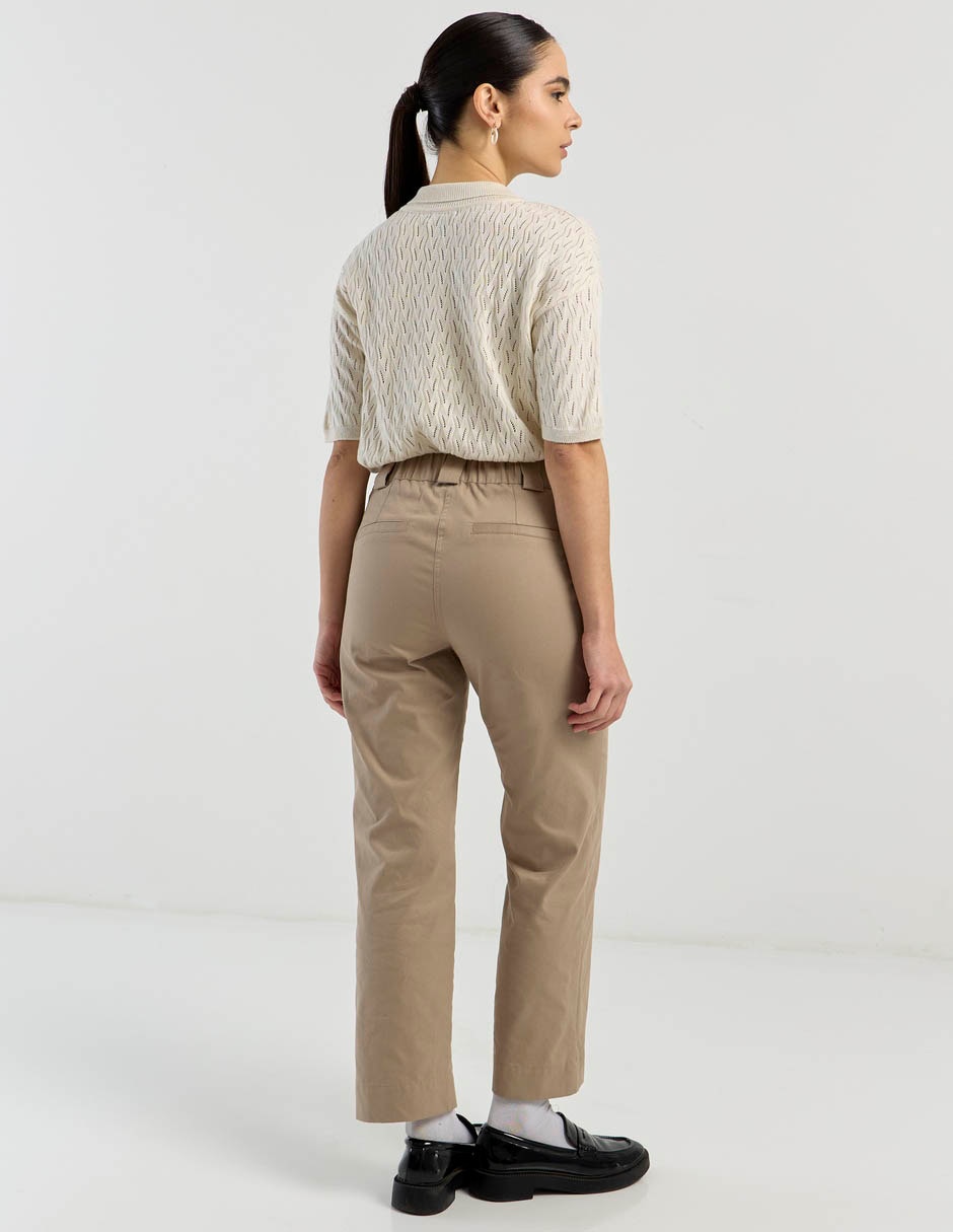 Pantalón chino straight para mujer 3