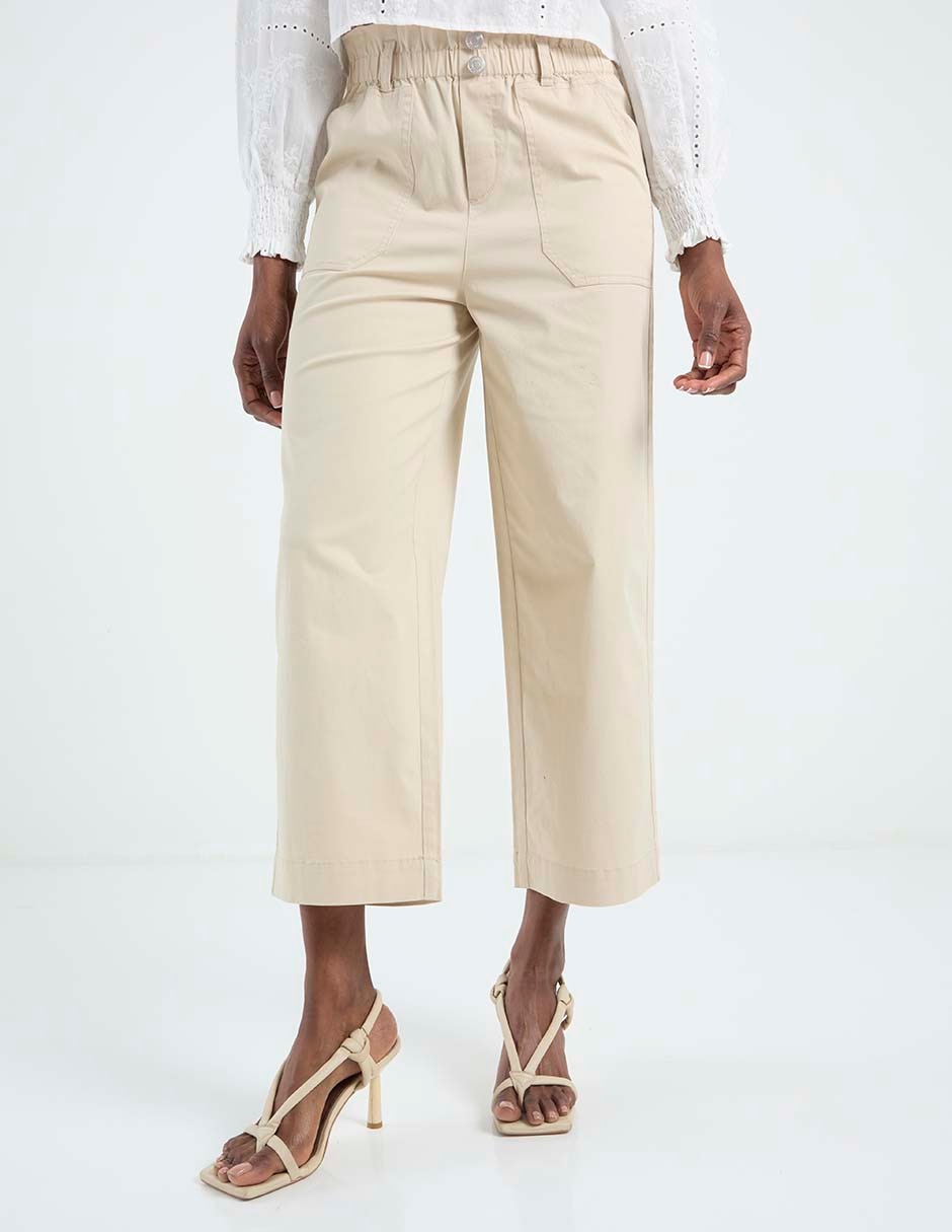 Pantalón relaxed straight para mujer 1