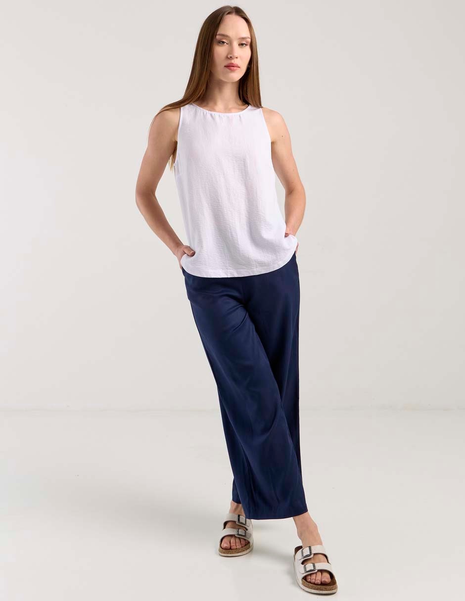 Pantalón relaxed amplio para mujer 6