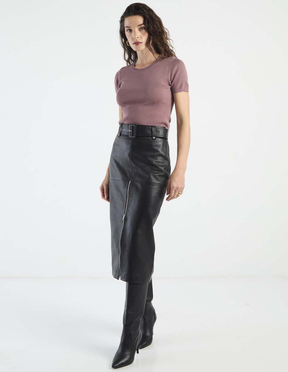 Playera manga corta cuello redondo para mujer 3