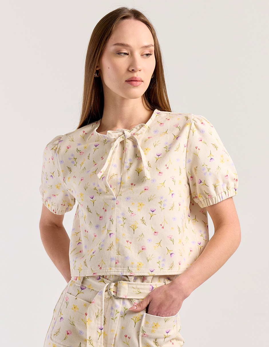 Blusa Petite Studio manga corta para mujer