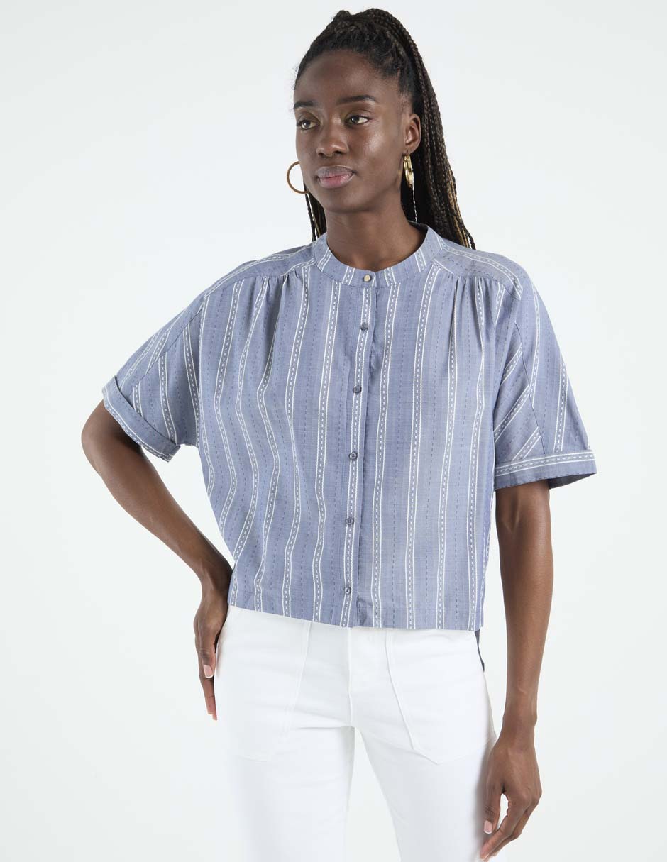 Blusa manga corta para mujer 1