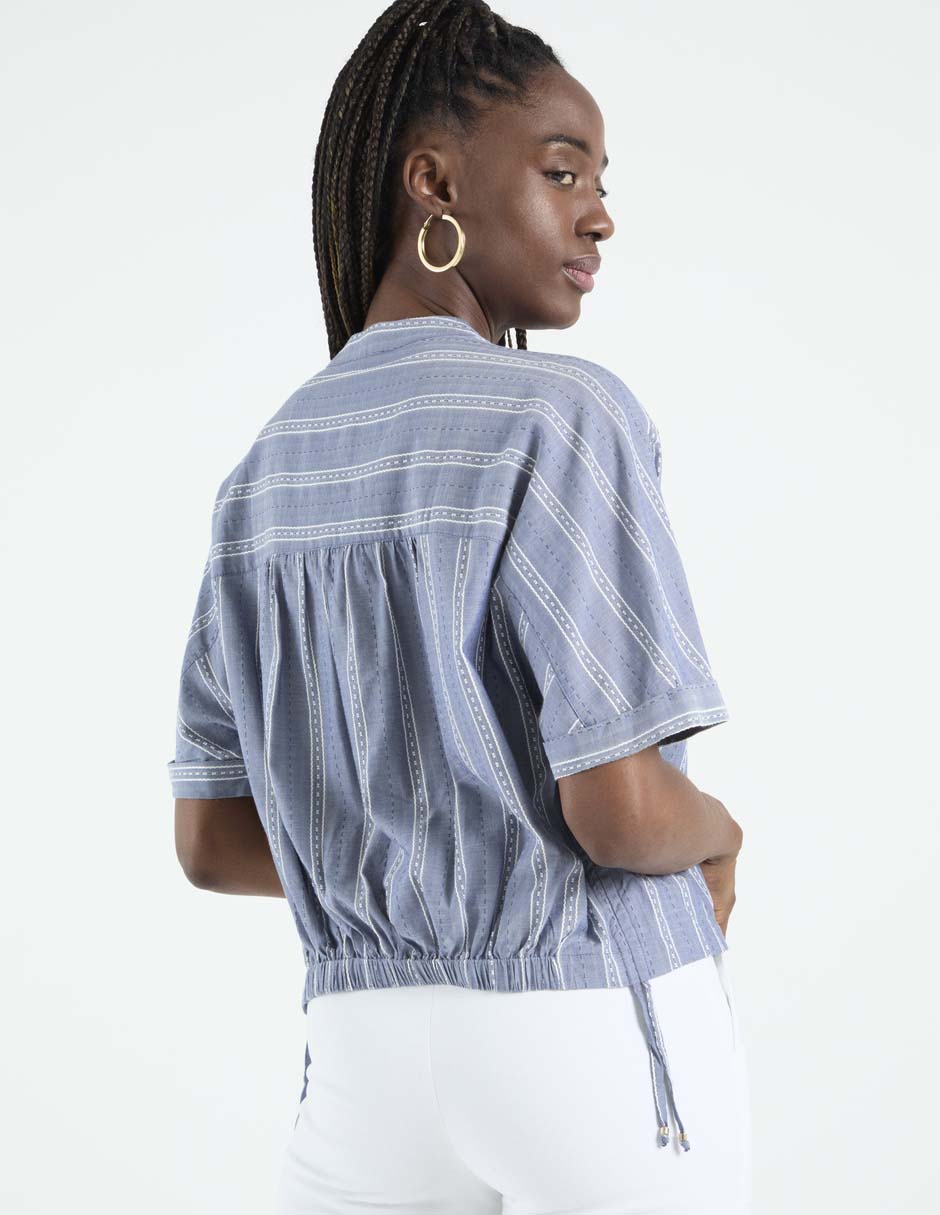 Blusa manga corta para mujer 5