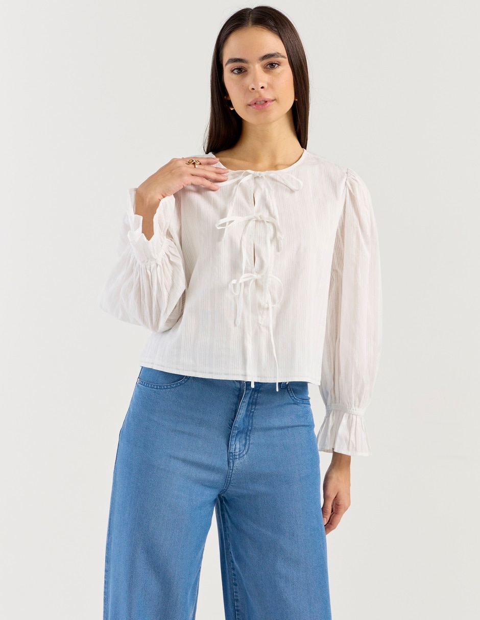 Blusa manga larga para mujer 1