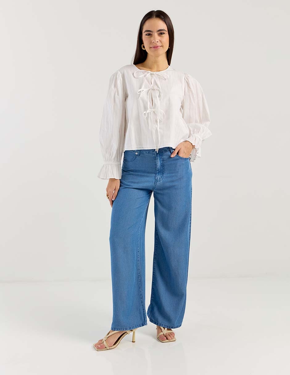 Blusa manga larga para mujer 6