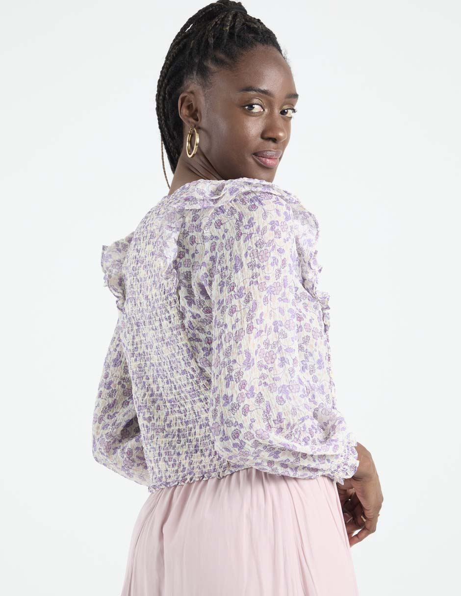 Blusa manga larga para mujer 5