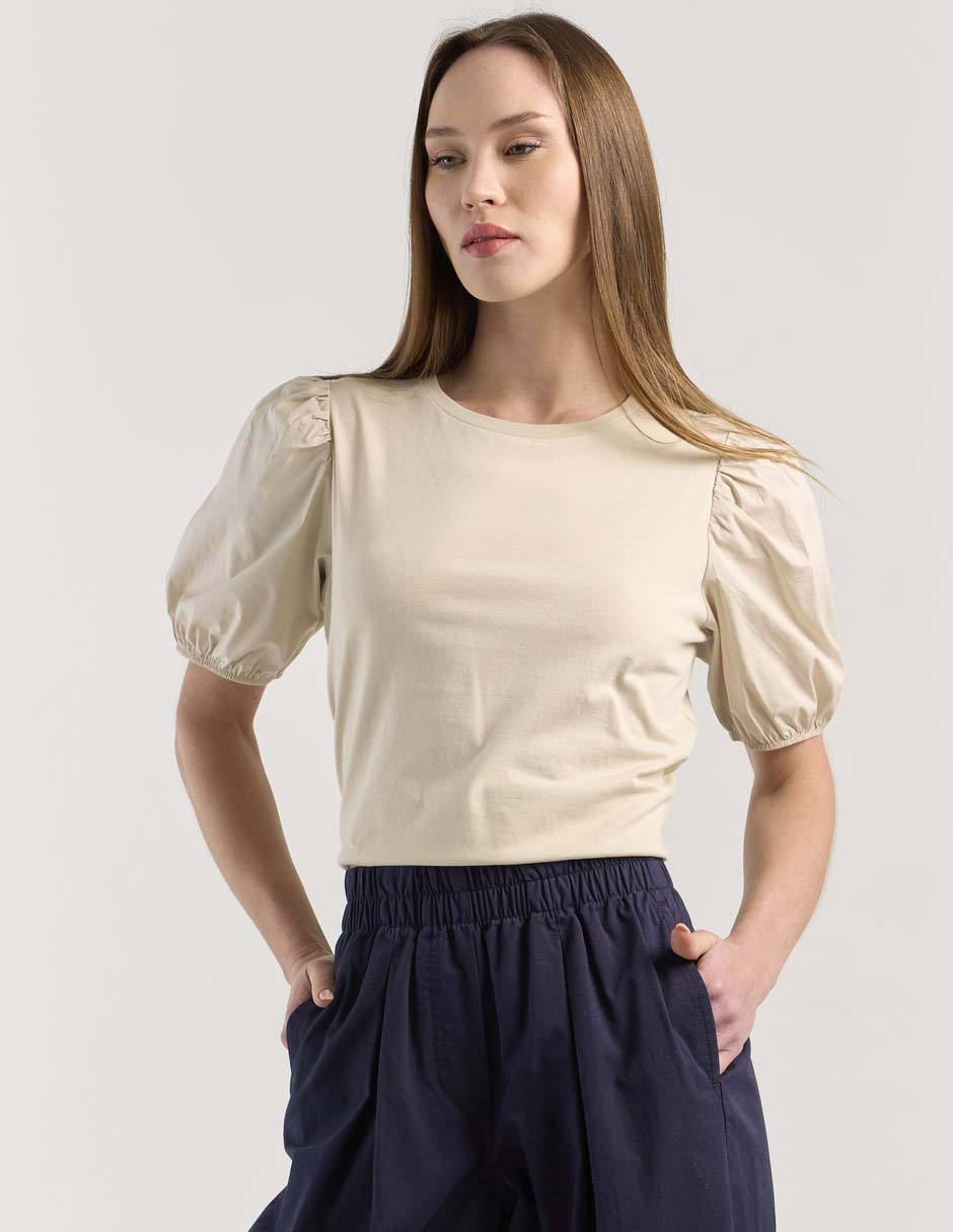 Blusa manga al codo para mujer 1